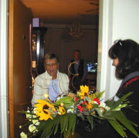 Wow - not at all expected - delivering flowers is fun