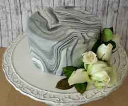 Marble flower cake for your special occasion gifts in Cyprus from Cyprus flowers